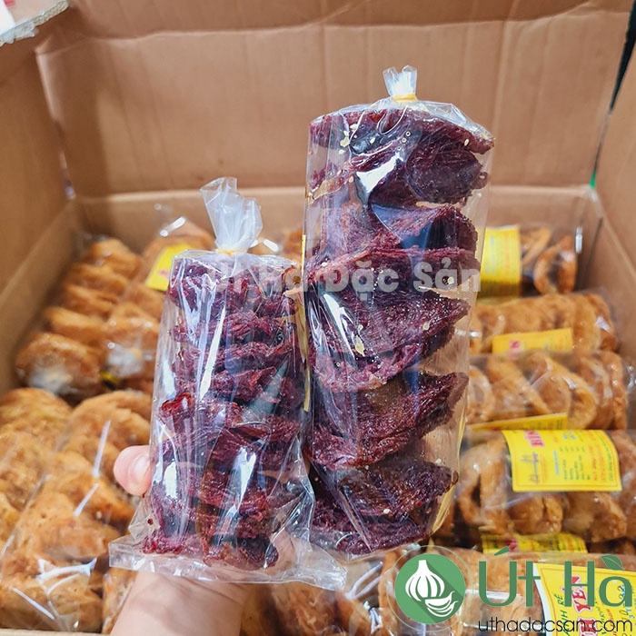 Bánh Rế Tím Phan Thiết Bịch 10 Cái Từ Khoai Lang Bánh Giòn Tan Ngọt Nhẹ - Út Hà Đặc Sản