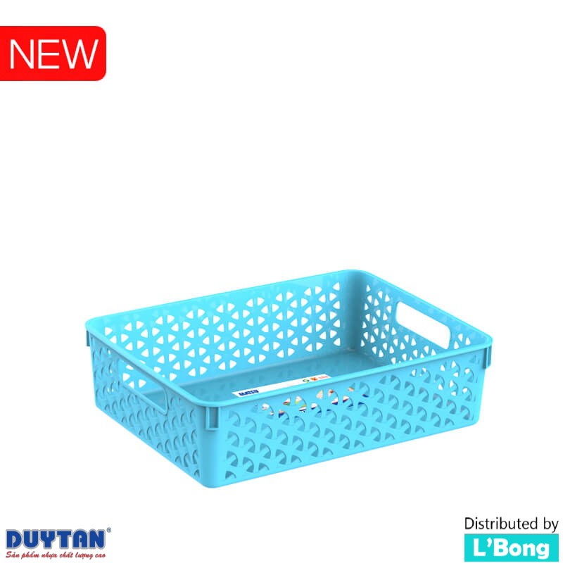 Rổ chữ nhật đan 2T1 (21 cm) Duy Tân