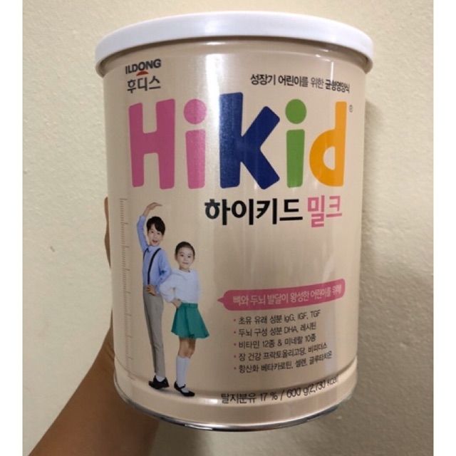 SỮA HIKID VANI NỘI ĐỊA HÀN 600G DATE 2024