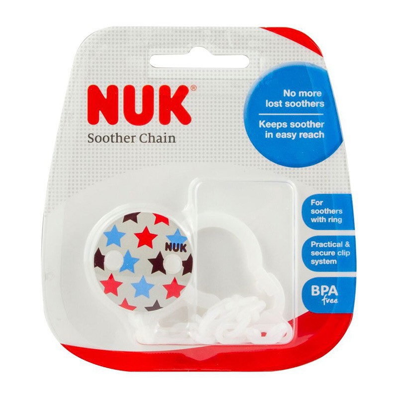 [Đủ 7 mẫu] Dây đeo ti giả NUK Soother chains