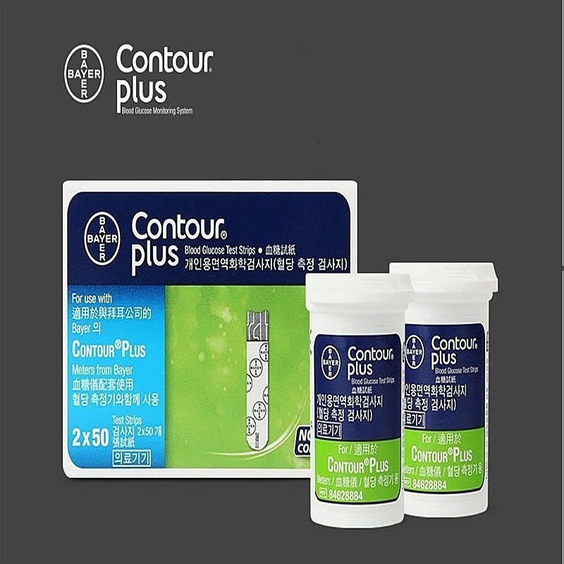 Que thử đường huyết Contour Plus (hộp 50 que)