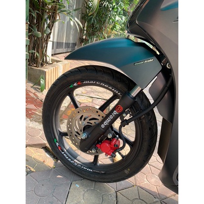 Tem Dán Vành Mechinile 3M Phản Quang Cho SH