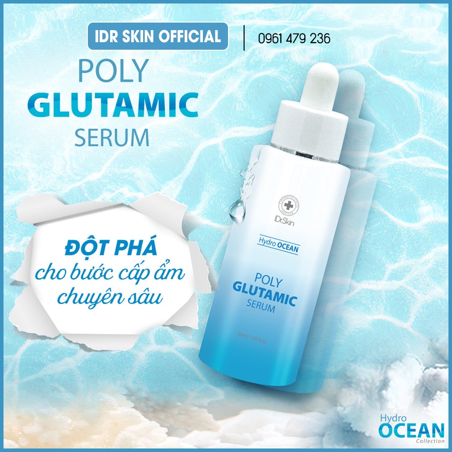 Bộ Hydro Ocean Collection IDr Skin giúp cấp ẩm và trắng sáng chuyên sâu