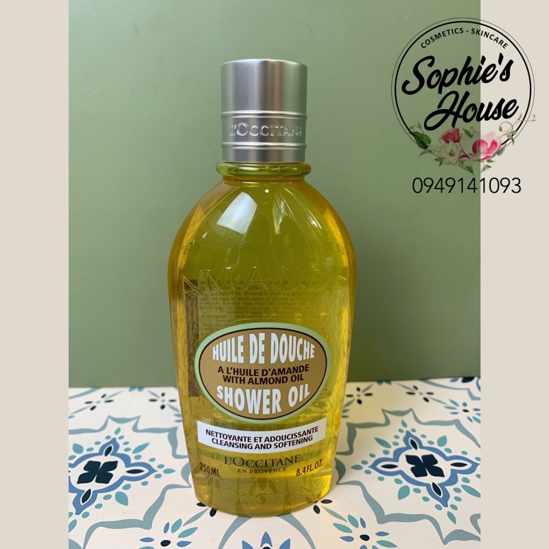 [Mã 252FMCGSALE giảm 8% đơn 500K] DẦU TẮM LOCCITANE HẠNH NHÂN - L’OCCITANE ALMOND SHOWER OIL