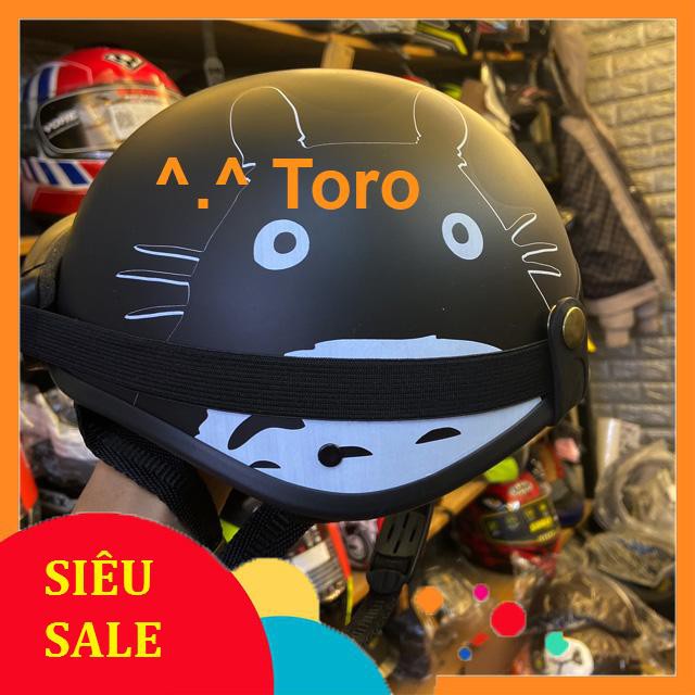 Combo mũ bảo hiểm nửa đầu hình Toro nhiều màu cao cấp có kèm kính cute SHOP MŨ 192