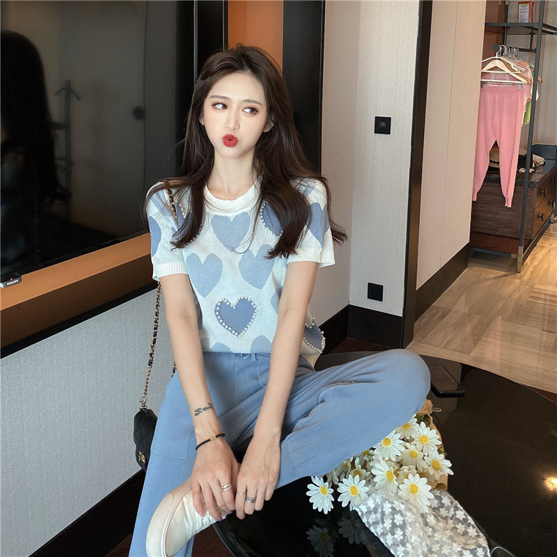 Áo Dệt Kim Ngắn Tay Thời Trang Mùa Hè Pháp 2021 | BigBuy360 - bigbuy360.vn