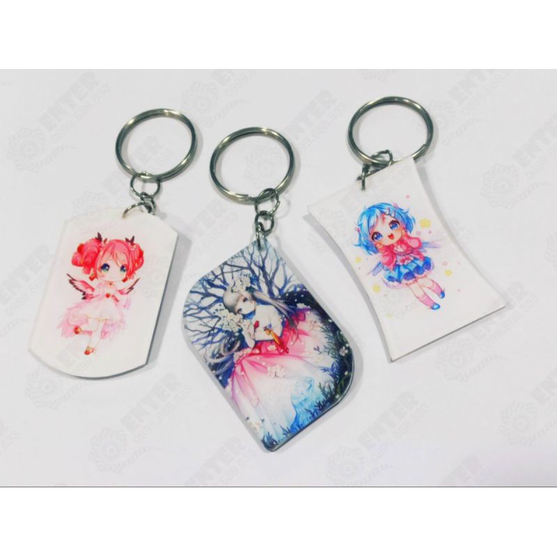 Móc khoá Mica Chibi