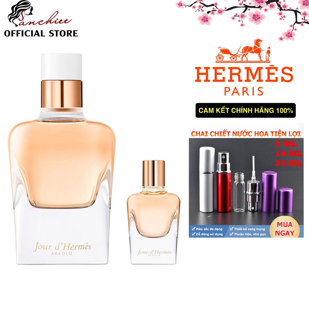 💯Nước hoa mini [𝘊𝘩𝘪́𝘯𝘩 𝘏𝘢̃𝘯𝘨] nước hoa nữ Hermes Jour d’Hermes For Women EDP 5/10/20ml. sang trọng khuyến dũ