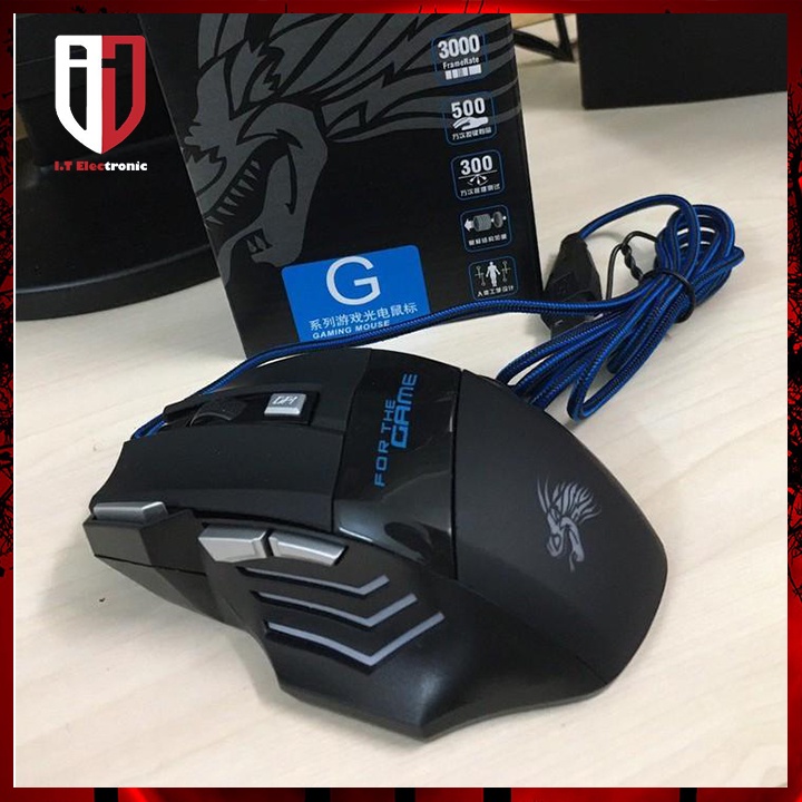 Chuột Gaming Game Thủ Có Dây MOUSE G TOP GAME X1 Chuột Led Máy Tính Chơi Game Có Dây