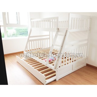 Giường 3 Tầng BF014 Trắng