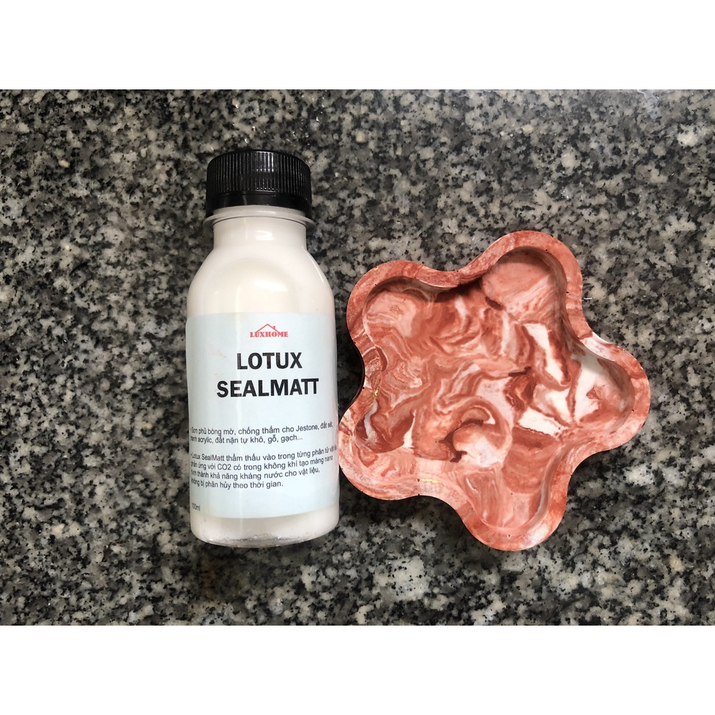 Set 1kg + 400ml) làm Jesmonite, DIY, handmade, vật dụng đĩa, chậu cây