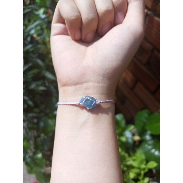Seiche Ver1🌊 Vòng macrame tinh thể Aqua🌊