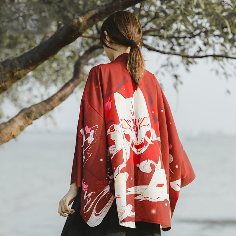 Áo Kimono Truyền Thống Nhật Bản In Hình Anime Yukata 2020 Mới