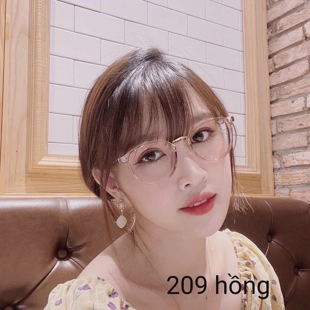 Kính Form tròn Nam Nữ tr209 Chất liệu nhựa hàn quốc kiểu dáng hot trend