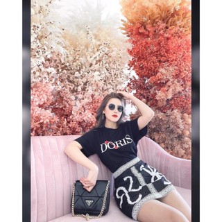 Áo phông nữ doris kim băng form rộng