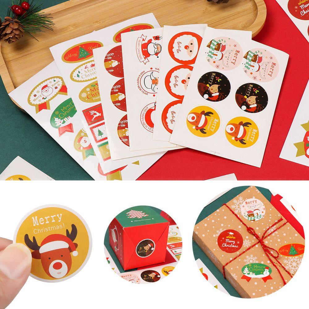 Set 5 Tờ Giấy Dán Trang Trí Giáng Sinh DIY