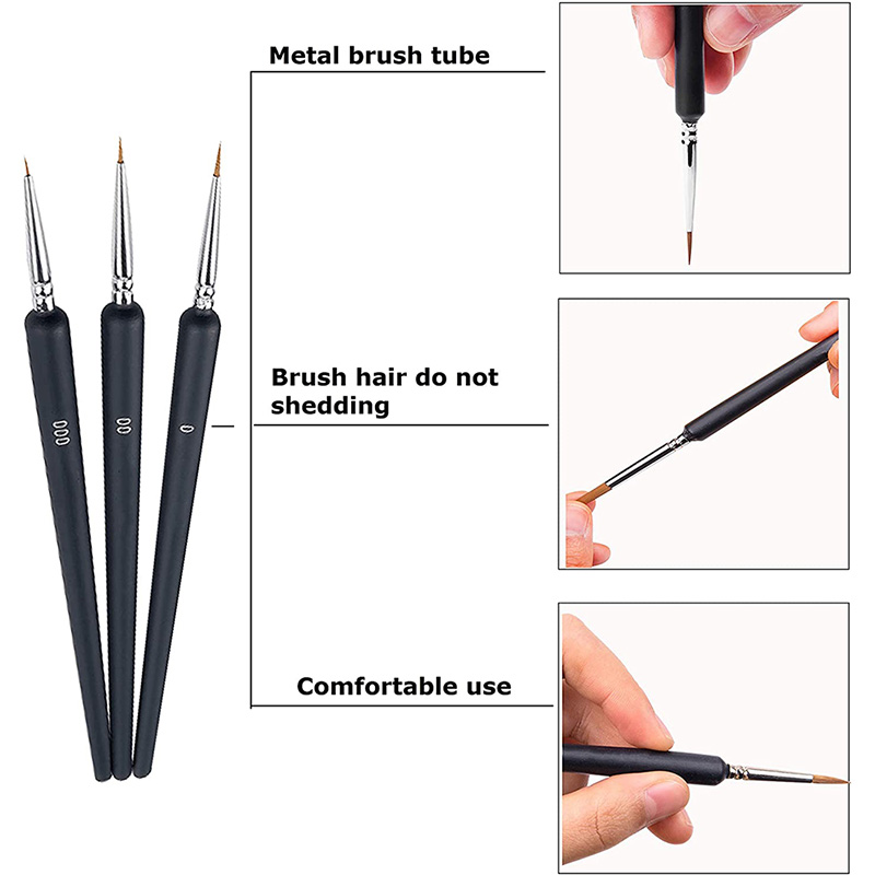 1 Cọ Vẽ Trang Trí Móng Tay Nhiều Kích Cỡ