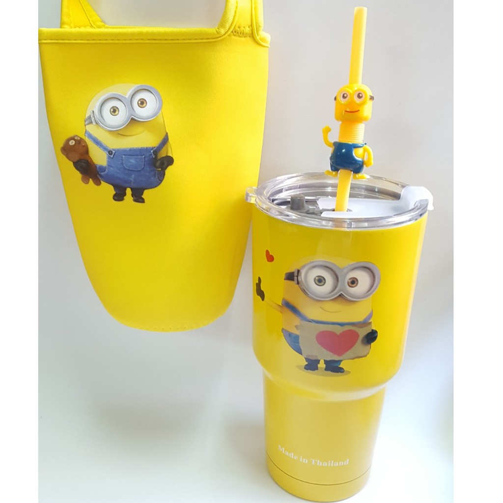 BỘ LY GIỮ NHIỆT MINION 900ML