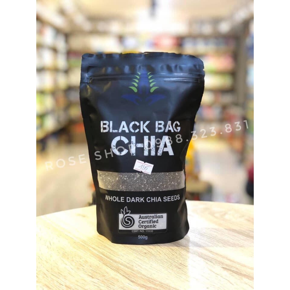 Hạt Chia đen Black Bag - Úc (0,5kg)