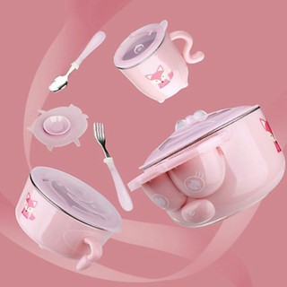 Set bát đĩa thìa ăn dặm cho bé