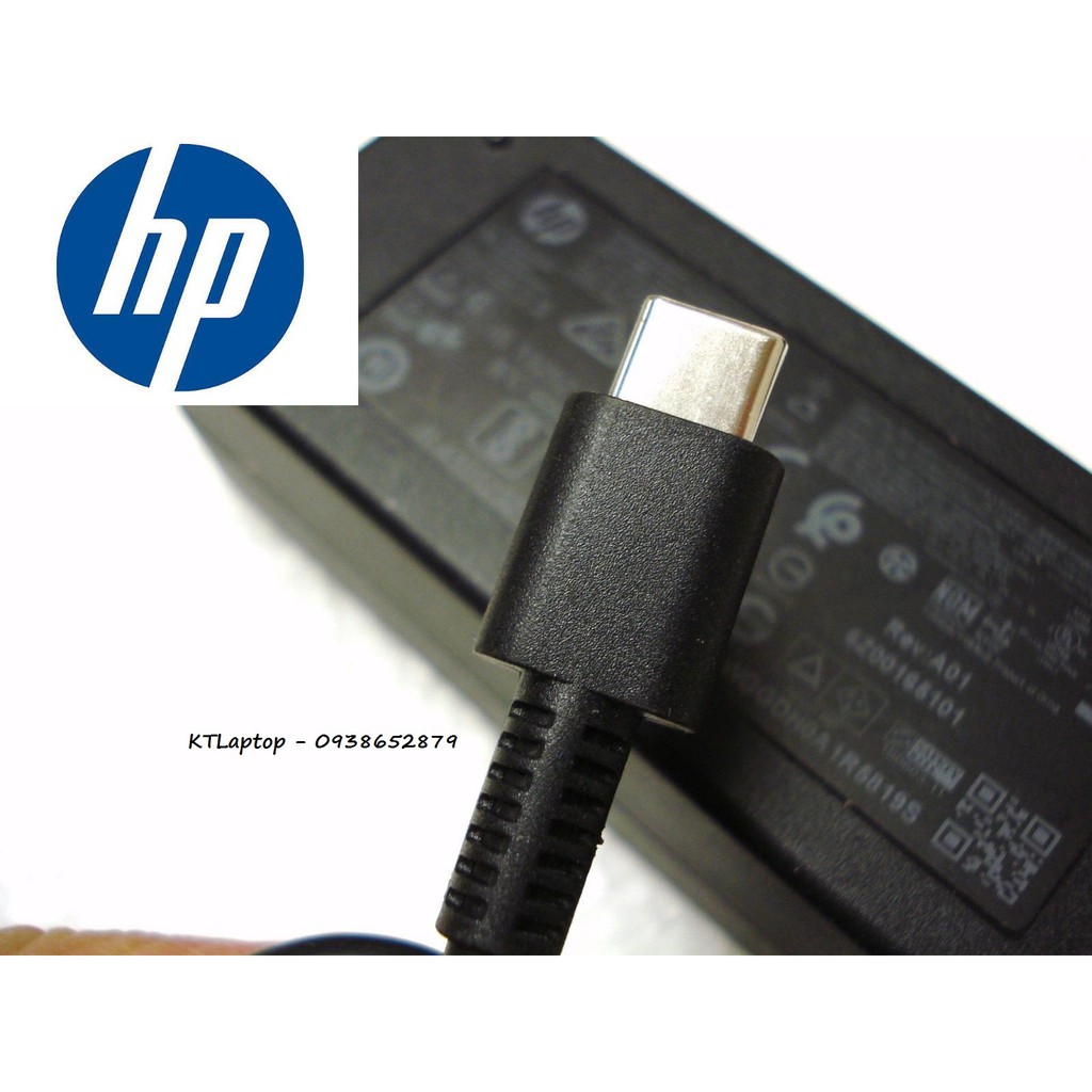Sạc HP/Compaq 20V-3.25A 15V-4.33A /12V-5A /10V-5A /9V-3A /5V-3A - 65W USB-Type C ZIN