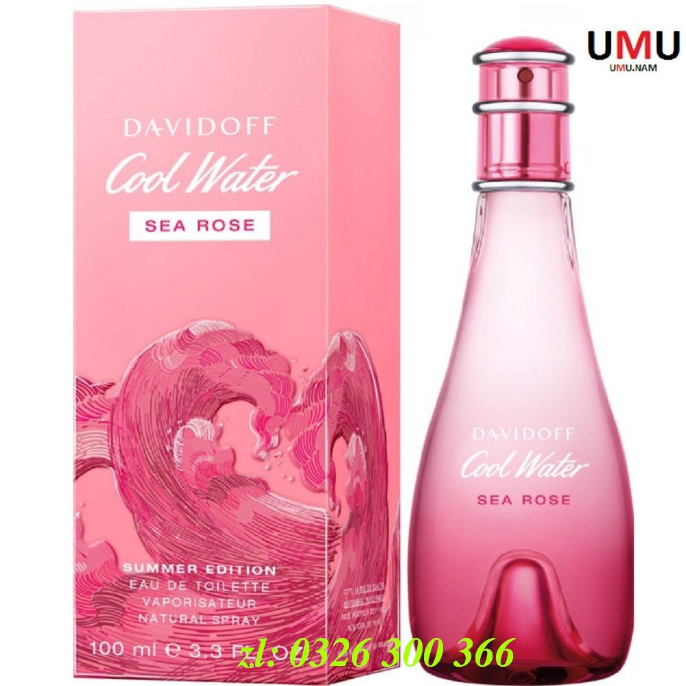 Nước Hoa Nữ 100ml Davidoff Cool Water Sea Rose Woman Chính Hãng.