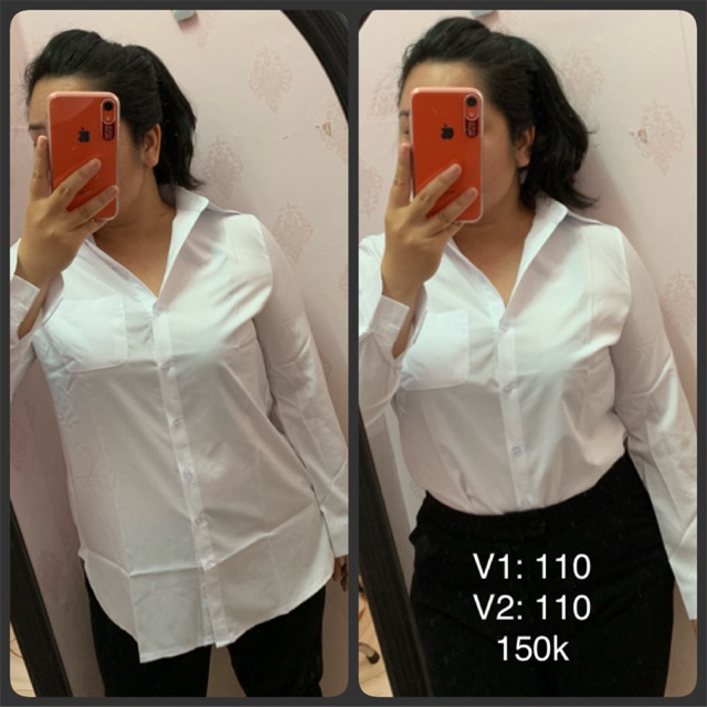Áo sơ mi trắng bigsize