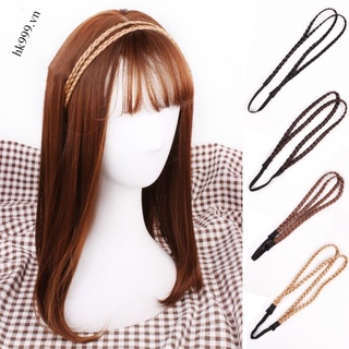 Double Head Sweet Fashion Braided Hair Braids Hair Bands Headband Festival Party Wedding Headwear Hair Accessories