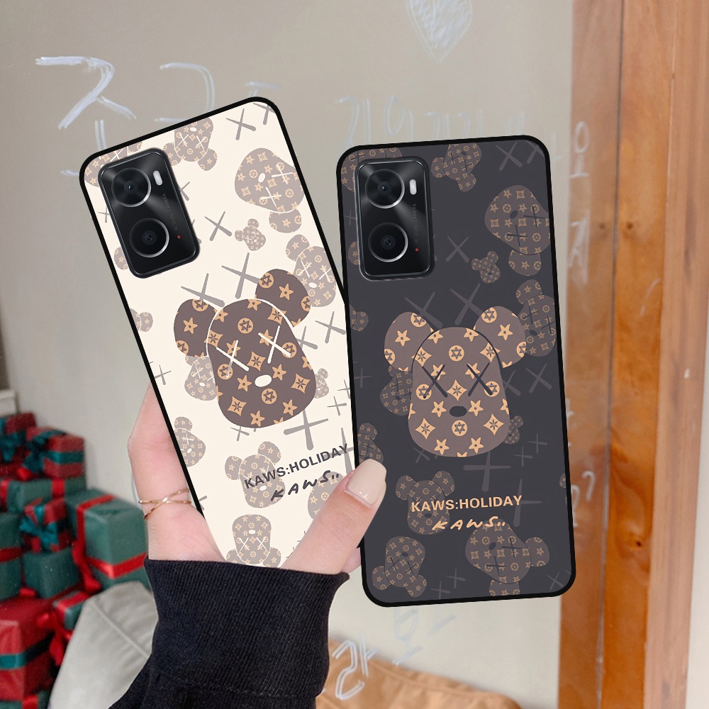 Ốp Oppo A36 / A76 in hình họa tiết Mountain, Be@rbrick dễ thương (T13 - T18)