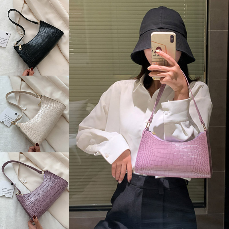 Túi đeo vai thiết kế màu trơn phong cách thời trang Hàn Quốc cho nữ | BigBuy360 - bigbuy360.vn