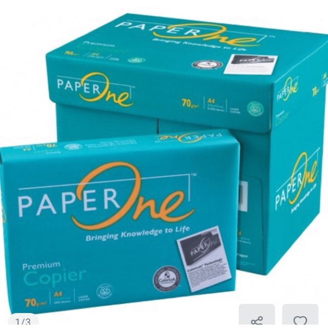 Giấy in Paperone A4 định lượng 70