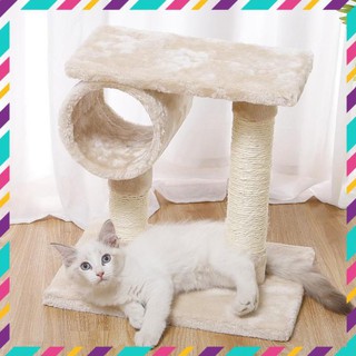 Cat Tree - Trụ Cào Móng Cho Mèo Cột Đôi - Mã DCCM191