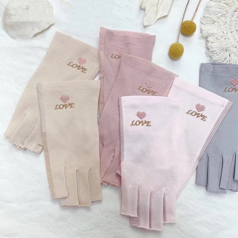 Găng Tay Làm Nails Chống Tia Uv, Chống Đen Tay Khi Hơ Máy Hơ Gel
