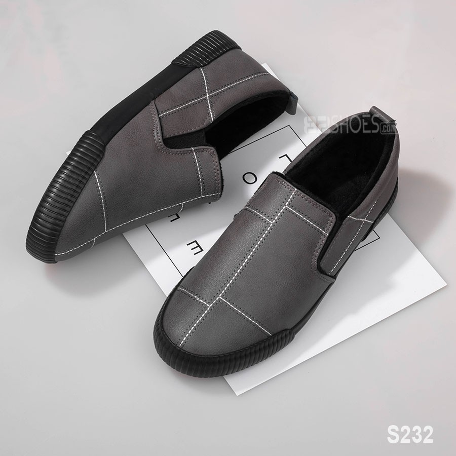 [XẢ KHO, LẺ SIZE] Giày lười nam - Slip on nam da - Mã S232