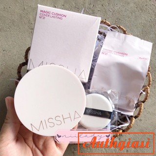 [NEW 2018] [Set 2 Lõi] Phấn nước che phủ tốt, lâu trôi Missha Magic Cushion Cover Lasting Spf50+ PA+++