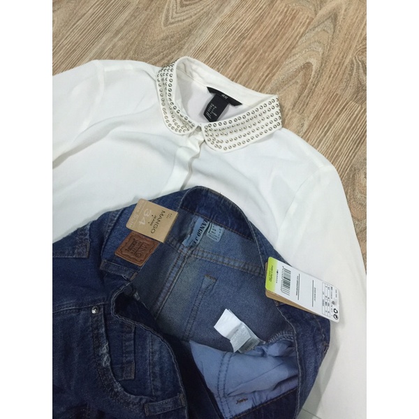 Pass sét áo h&m+ quần MANGO  New tag