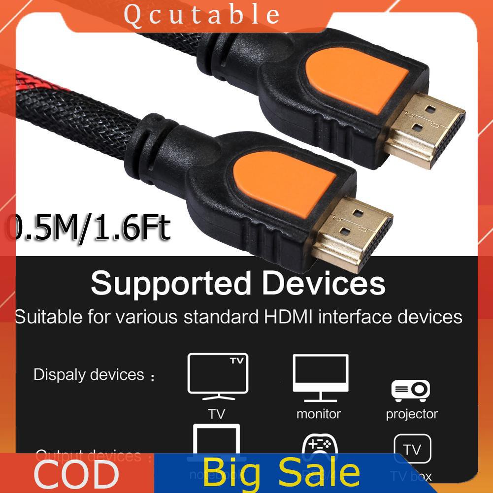 Dây Cáp Hdmi 1080p 1.4v Dài 0.5m