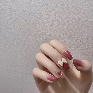 Set 2022 Móng Tay Giả Thời Trang Chống Nước Có Thể Đeo Được