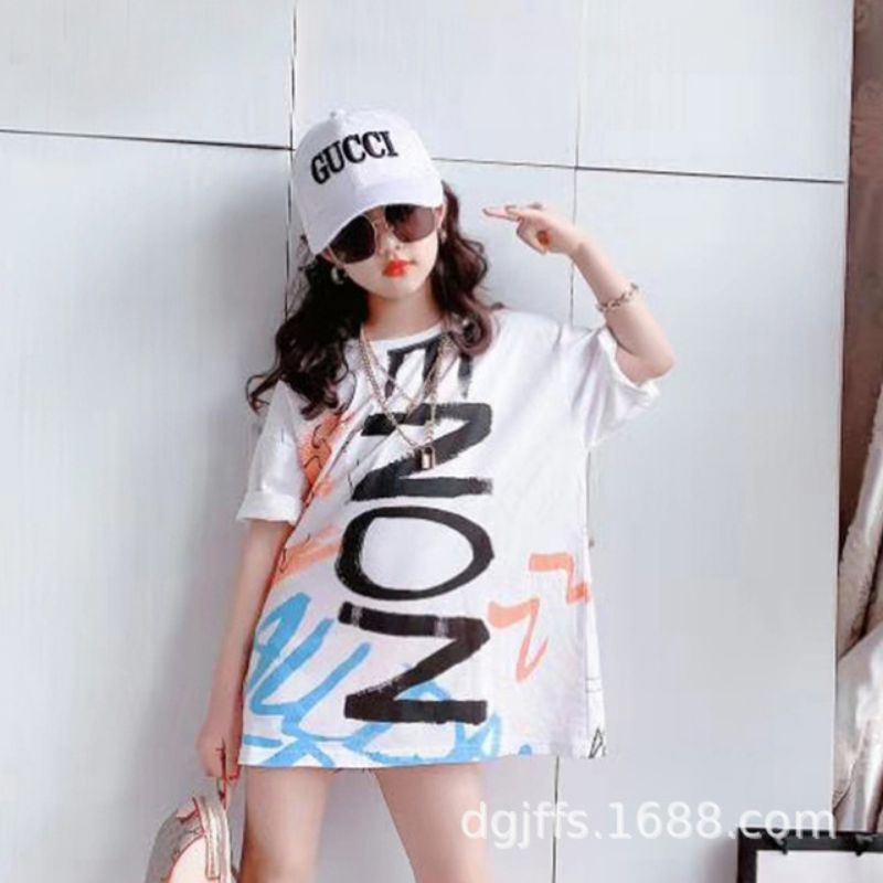 Áo bé gái form rộng