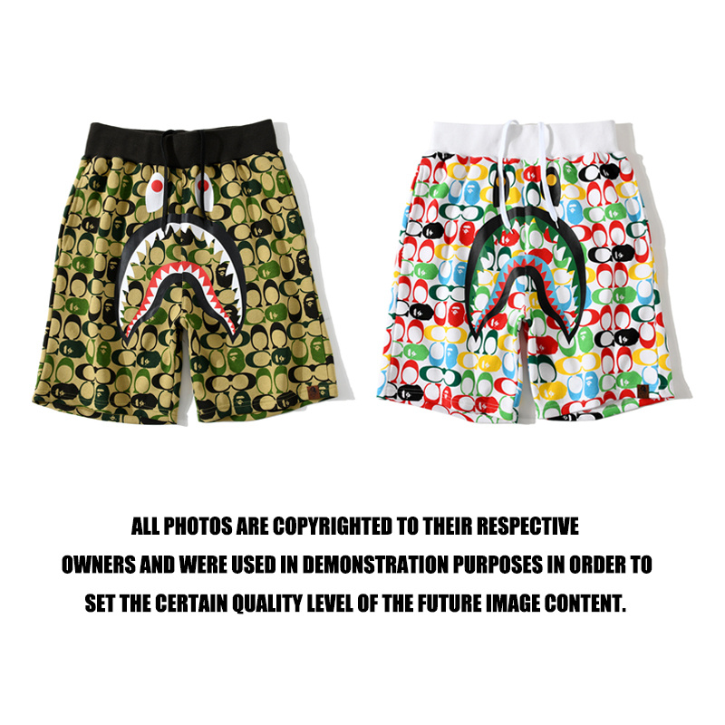 Quần short BAPE họa tiết rằn ri tùy chọn họa tiết