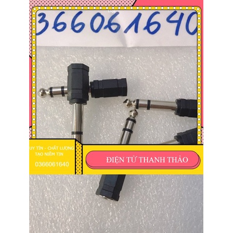 2 chiếc jack nối 6ly ra 3.5