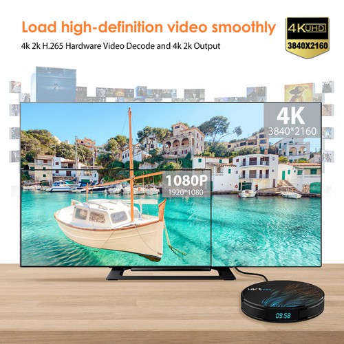 [Mã 44ELSALE2 giảm 7% đơn 300K] TV BOX HK1 PLUS Ram 4GB Rom 64GB Amlogic S905X2 HK1 Plus 4+64G