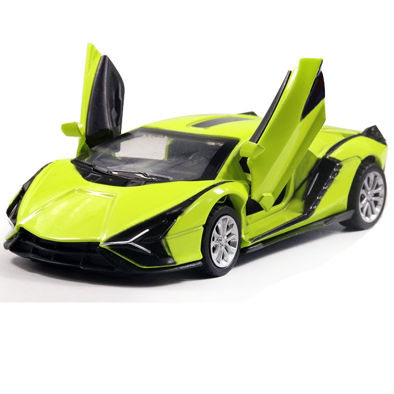 Mô hình xe Lambo Sian tỷ lệ 1:36 (Xe trần không hộp nsx)