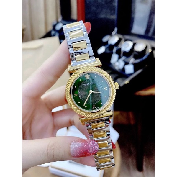 Đồng Hồ Nữ DINOLUX_Versace Couture New V8 , Dây Thép , Màu Vàng  Demi