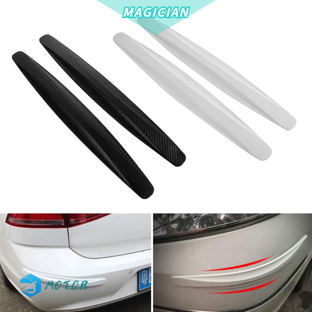 2 Miếng dán bảo vệ cạnh cửa xe ô tô bằng sợi carbon chống trầy xước nhiều màu sắc