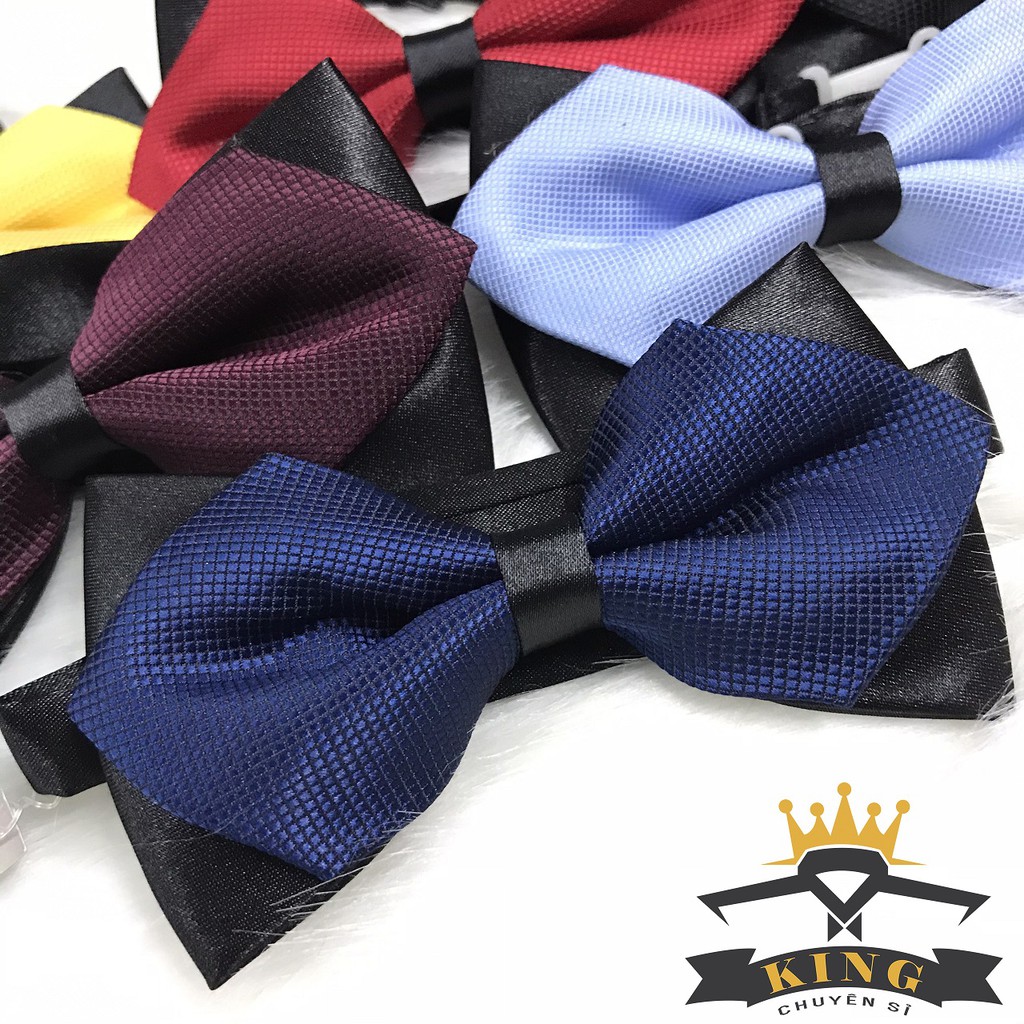 Nơ cài áo nam KING Nơ chú rể giá rẻ  X12