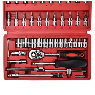 Bộ dụng cụ sửa chữa 46 chi tiết -Bộ 46 món