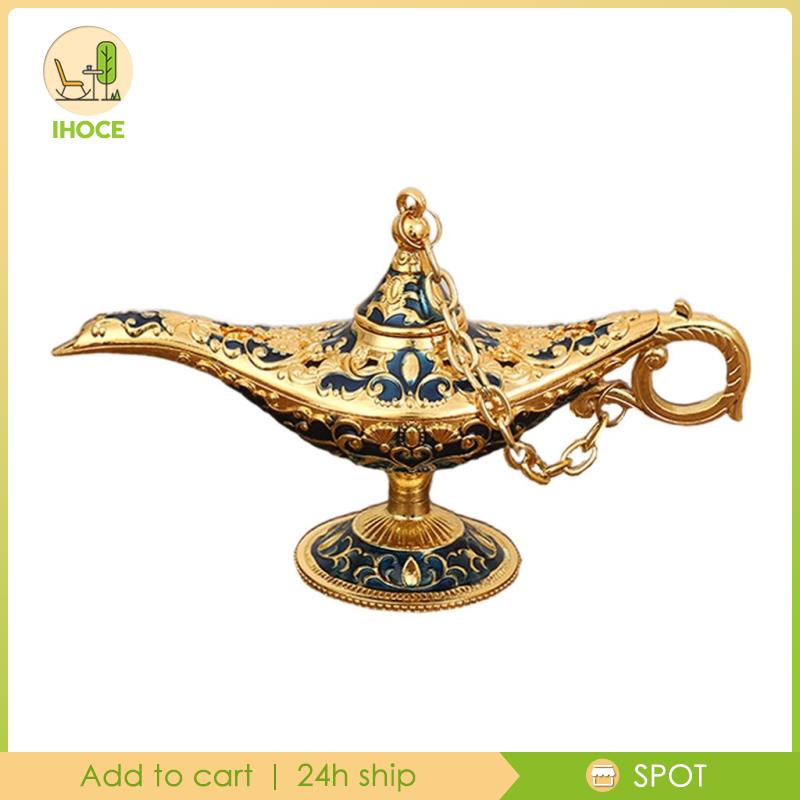 Đèn Thần Aladdin Bằng Kim Loại Để Bàn Trang Trí Tiệc Halloween