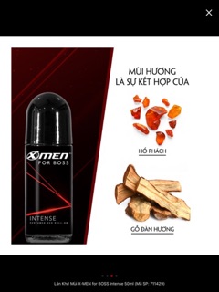 Lăn Xmen Boss 50ml hương nước hoa