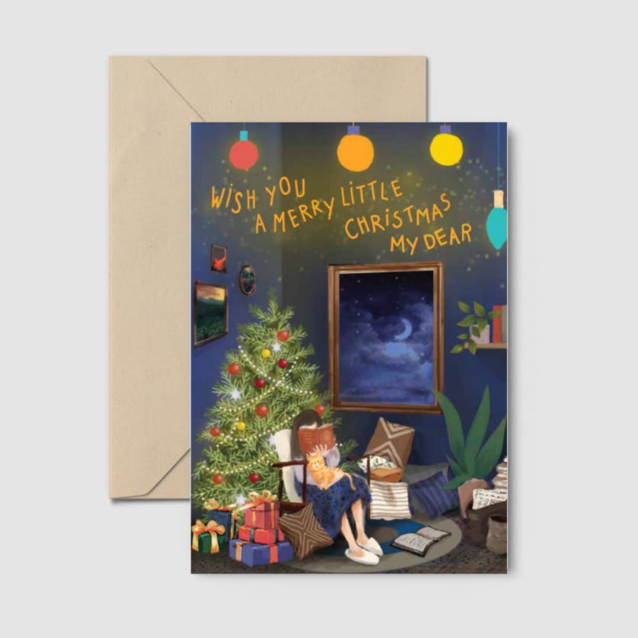 Thiệp Giáng sinh - Cô gái - Collection Christmas Greets you